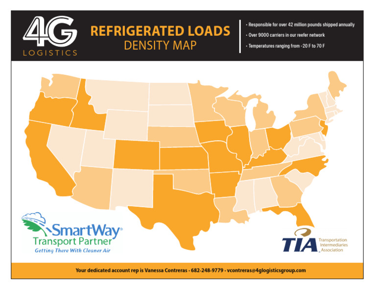 Refrigerated Loads: Density Map | PDF