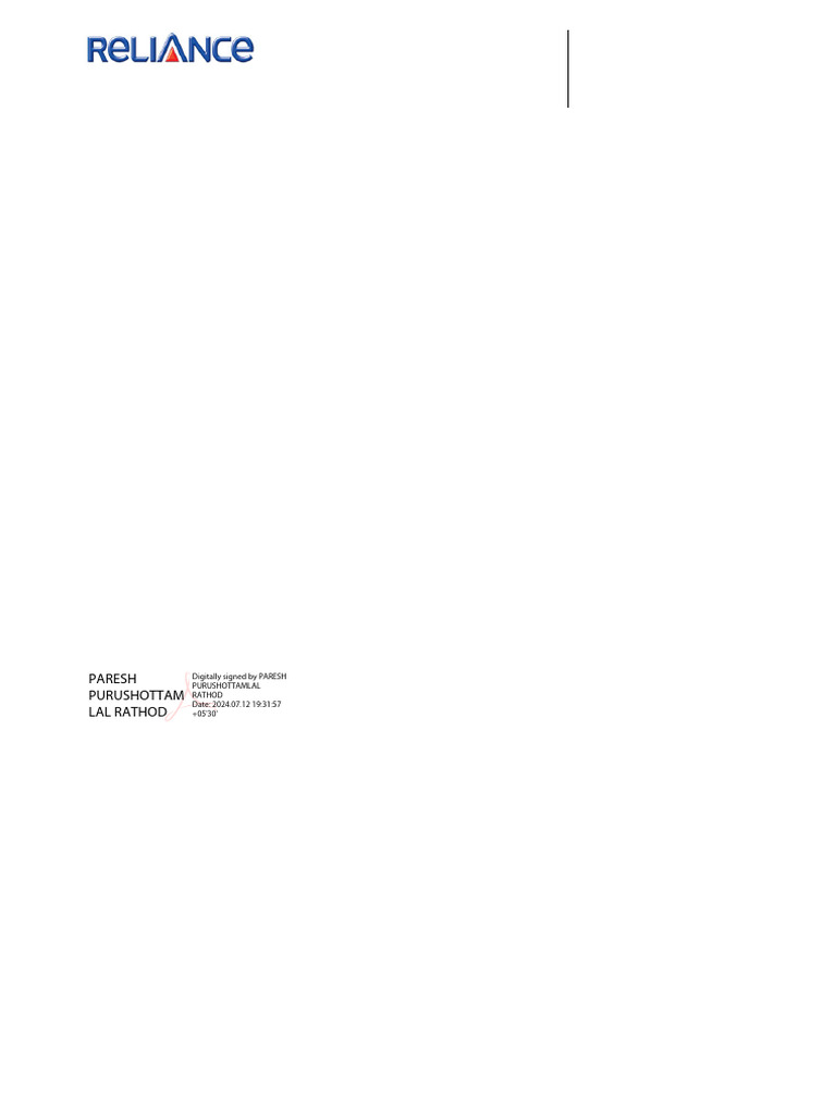 Reliance Industries Investors Documents | PDF | Securities (Finance ...