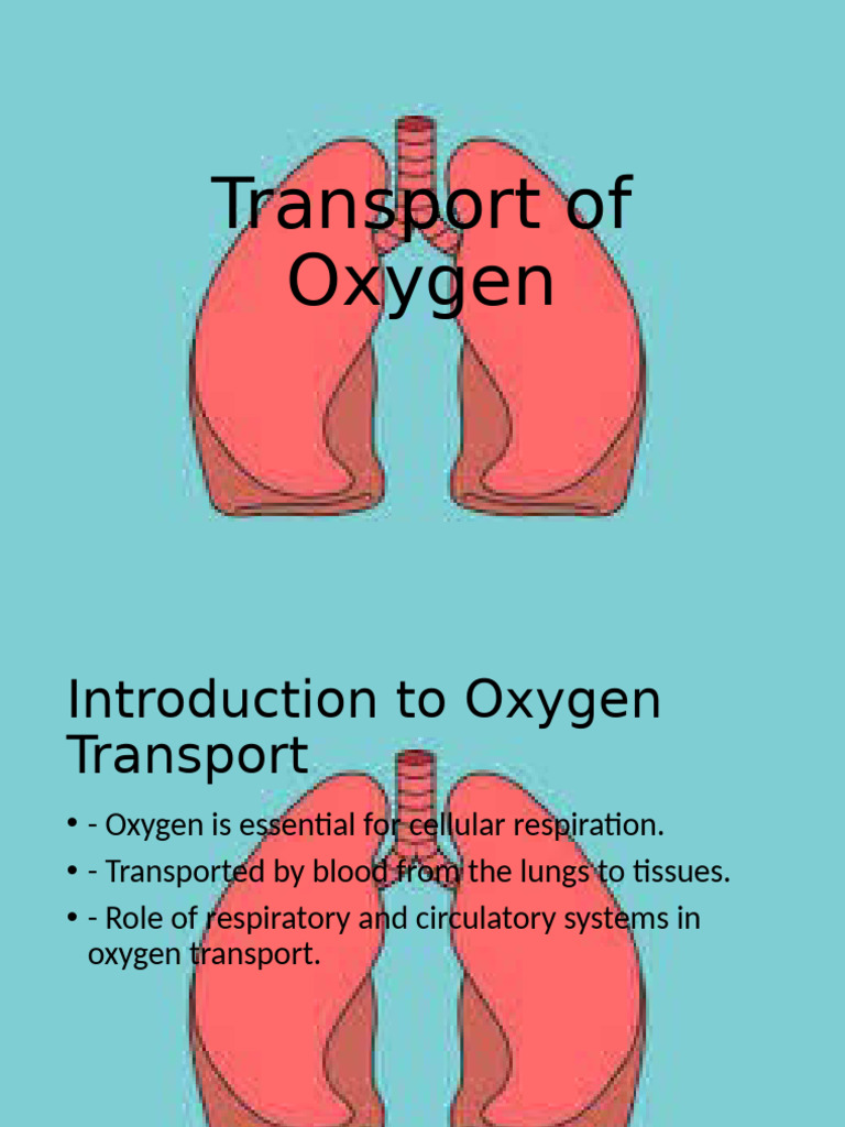 OXYGEN TRANSPORT PHYSIOLOGY PDF visual data 4