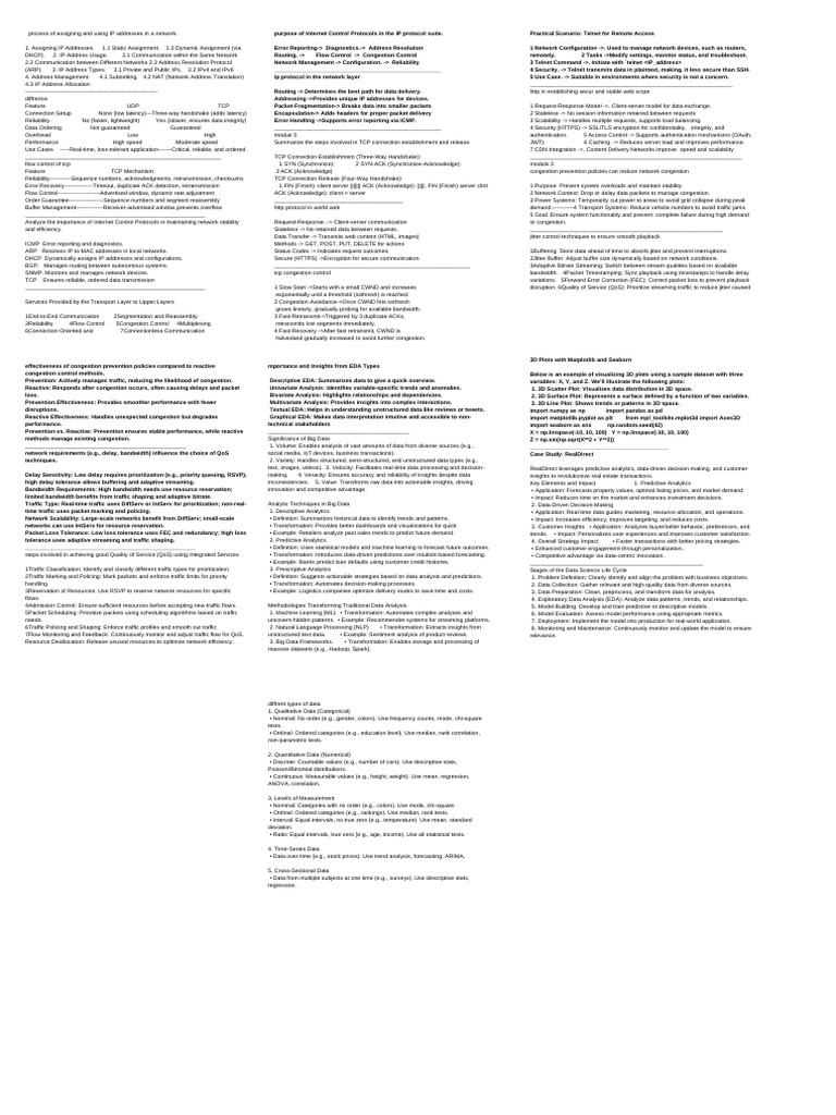 7 | PDF | Transmission Control Protocol | Internet Protocols