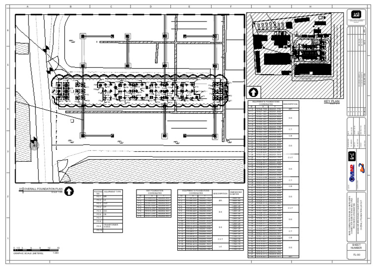 Equipment Foundation Layout Plan | PDF
