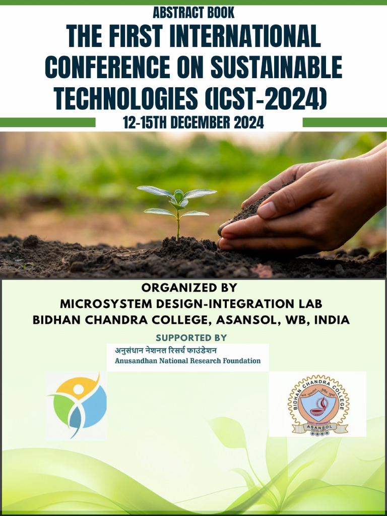 ICST 2024: International Conference on Sustainable Technologies | PDF