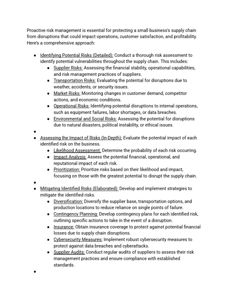 Supply Chain Risk Management Guide | PDF | Risk Management | Risk