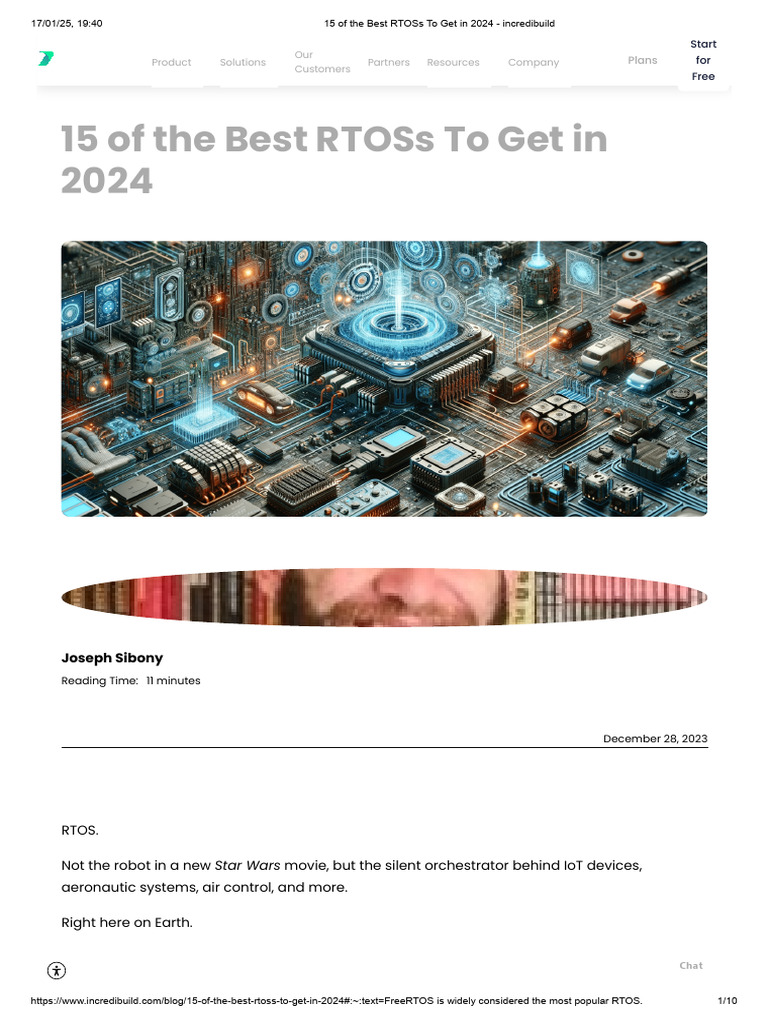 15 of The Best RTOSs To Get in 2024 - Incredibuild | PDF | Embedded ...