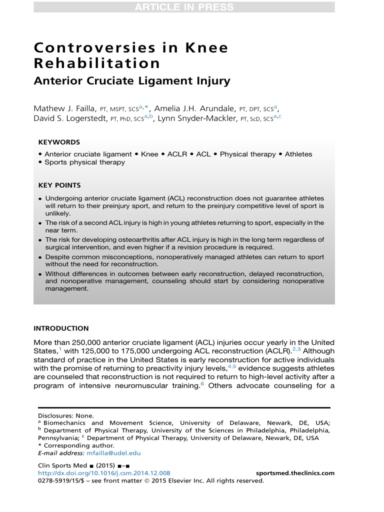 failla2015 | PDF | Knee | Musculoskeletal System