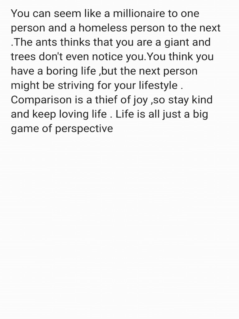 Comparing Life | PDF