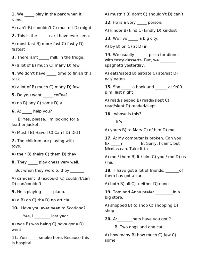 Grammaway 1 The Last Test Pdf Birds Ornithology