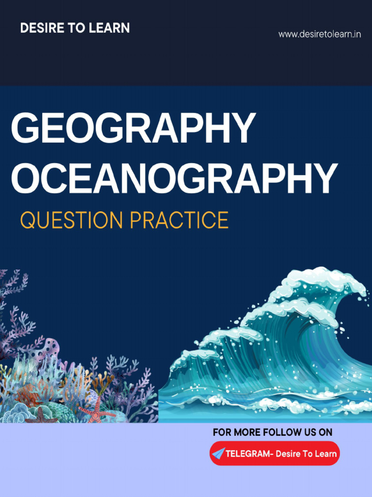 Oceanography Quiz: Key Concepts | PDF | Tide | Oceans