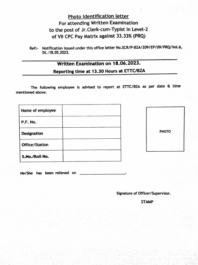 Relieving Letter | PDF