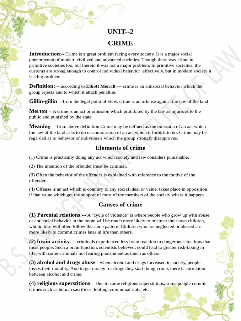 Understanding Crime and Juvenile Delinquency | PDF | Cybercrime ...