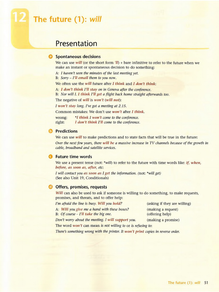 Future Forms | PDF | Linguistic Morphology | Grammar