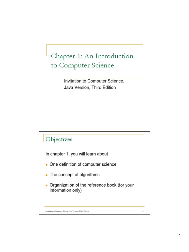 Introduction to Computer Science Concepts | PDF | Algorithms | Computer ...