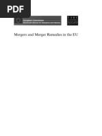 Mergers and Merger Remedies in The EU