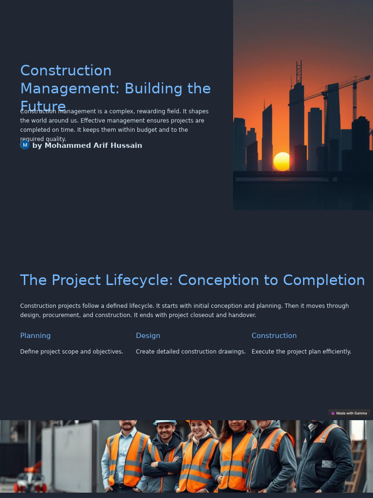 Construction Management Building The Future | PDF | Construction ...