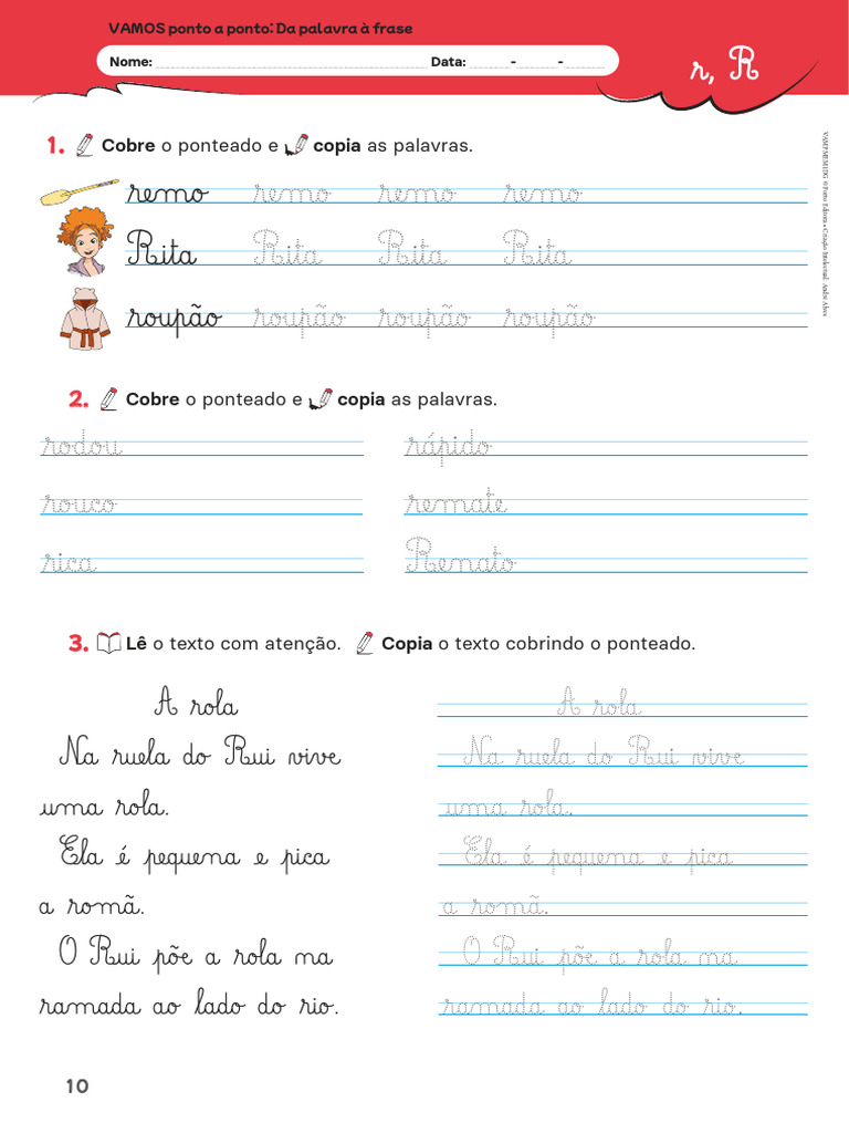 Vamp1 Ponto A Ponto Letra R | PDF