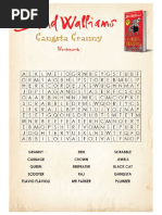 Gangsta Granny Comprehension Activity Sheets | PDF