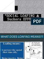 Social Loafing and Sucker Effect
