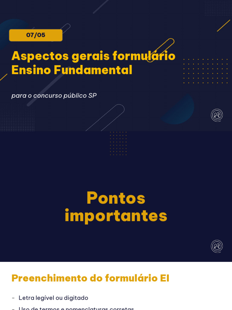 Formulário Ensino Fundamental SP | PDF | Aprendizado