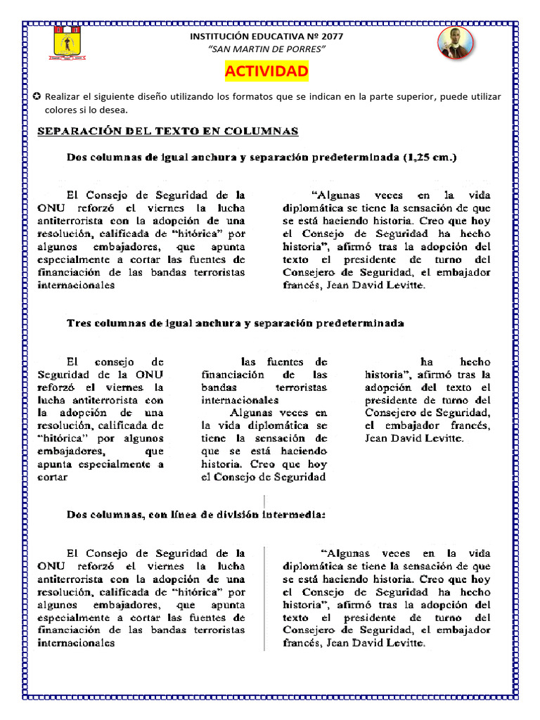 Práctica-División en Columnas | PDF