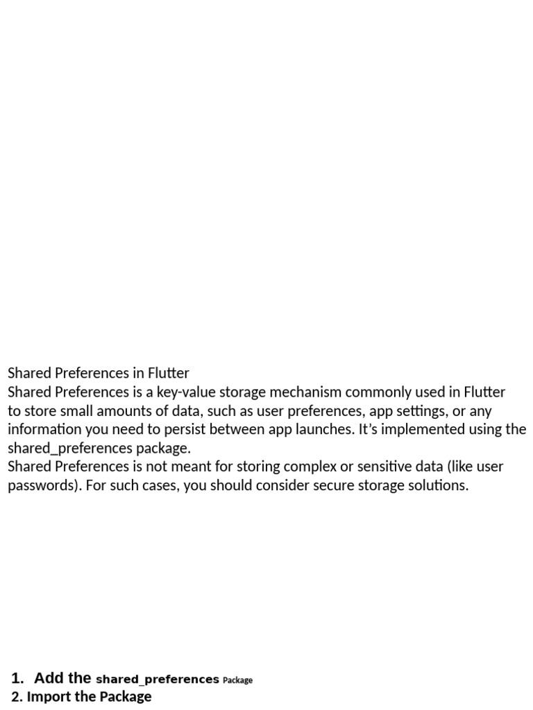 Shared Pref | PDF