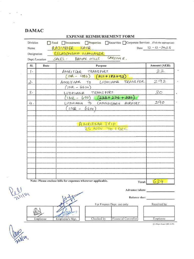 Reimb | PDF