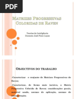 1242288409 Matrizes Coloridas Progressivas de Raven