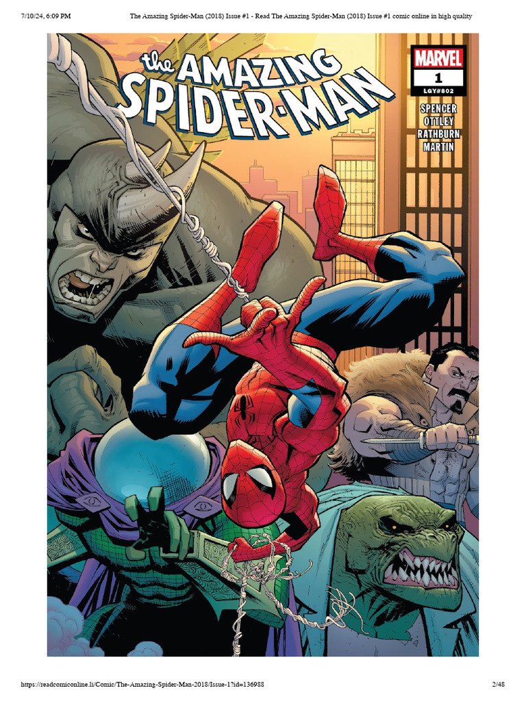The Amazing Spider Man Issue1 | PDF | Comics Titles | Comic Book ...