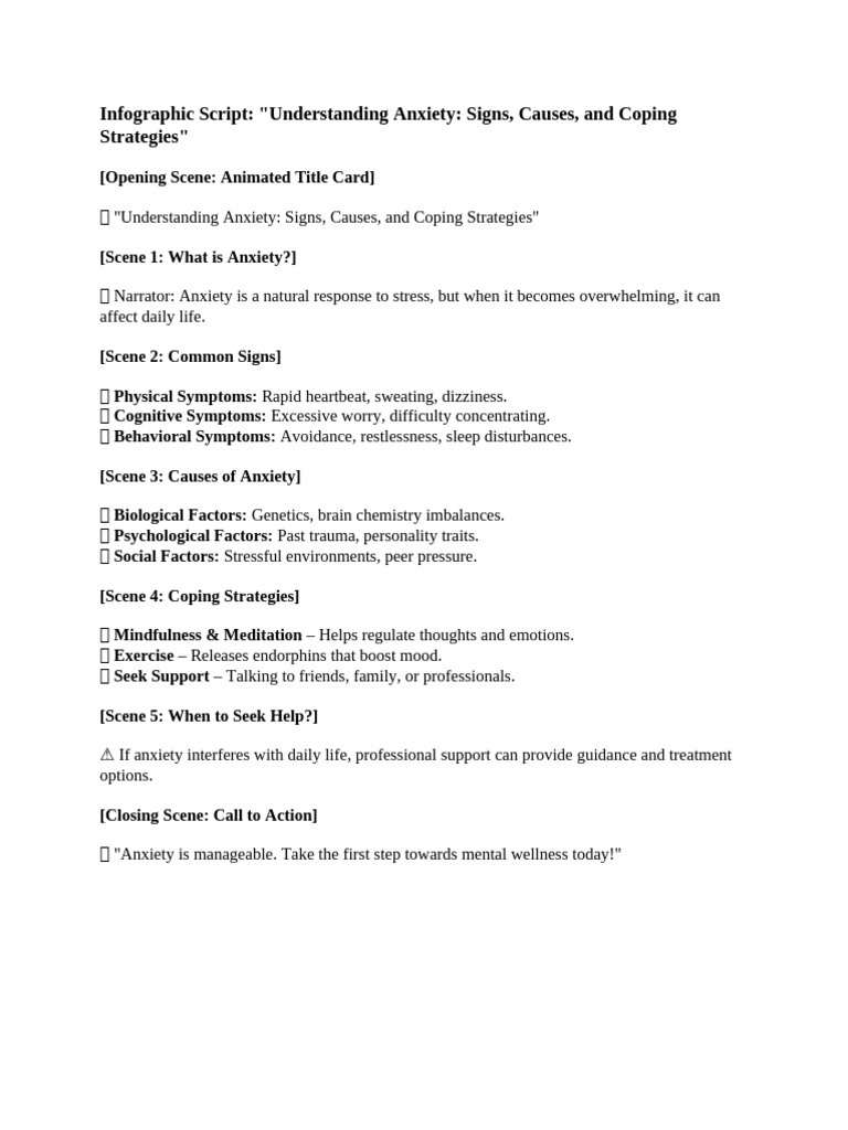 Understanding anxiety pdf