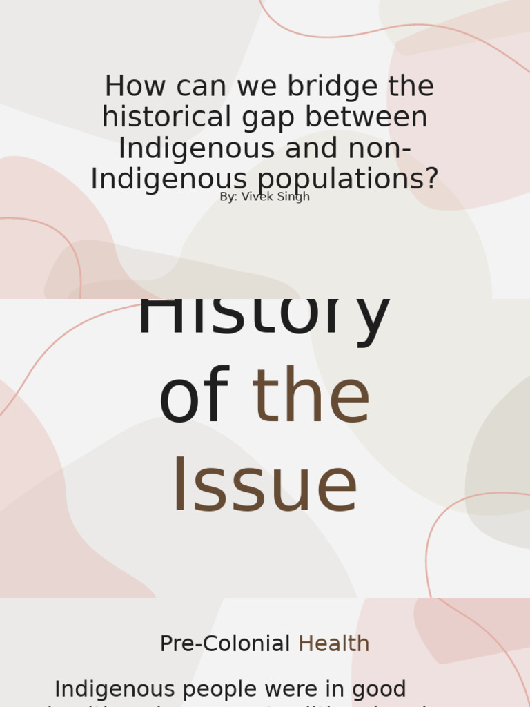 Bridging Indigenous Health Disparities | PDF | Health Care | Native ...