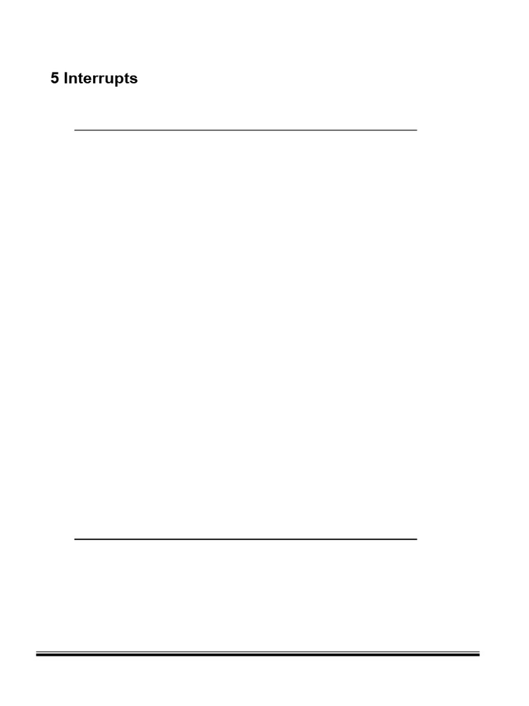 Understanding Microcontroller Interrupts | PDF | Microcontroller ...