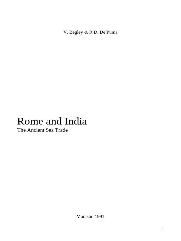 Rome To India | PDF