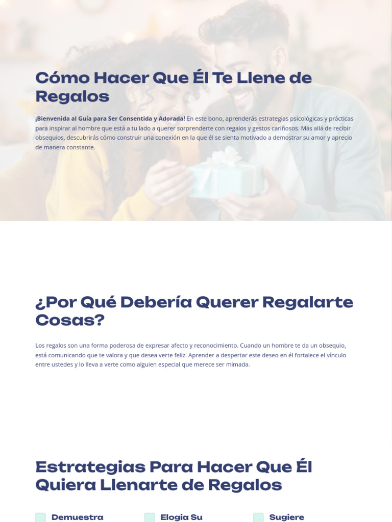Como Hacer Que El Te Llene de Regalos | PDF | Amor | Gratitud