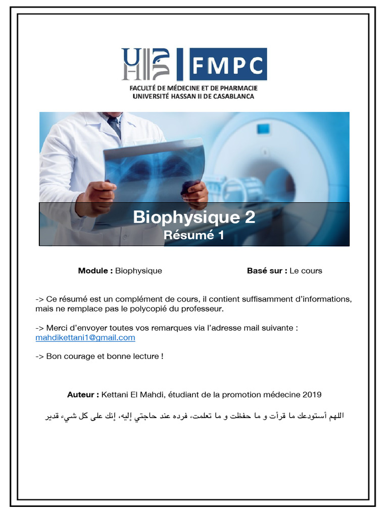 Résumé de Biophysique : Radioactivité | PDF | Noyau atomique ...