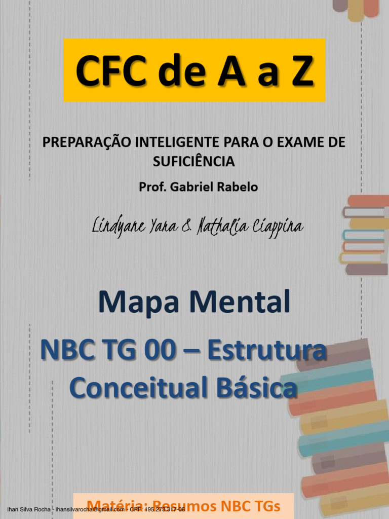 12+ +Mapa+Mental+ +CPC+00 | PDF | Contabilidade | Custo