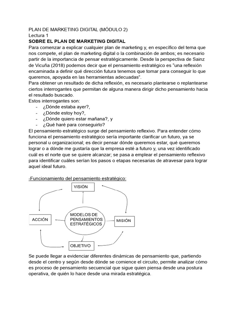 Estrategias para un Plan de Marketing Digital | PDF | Marketing ...