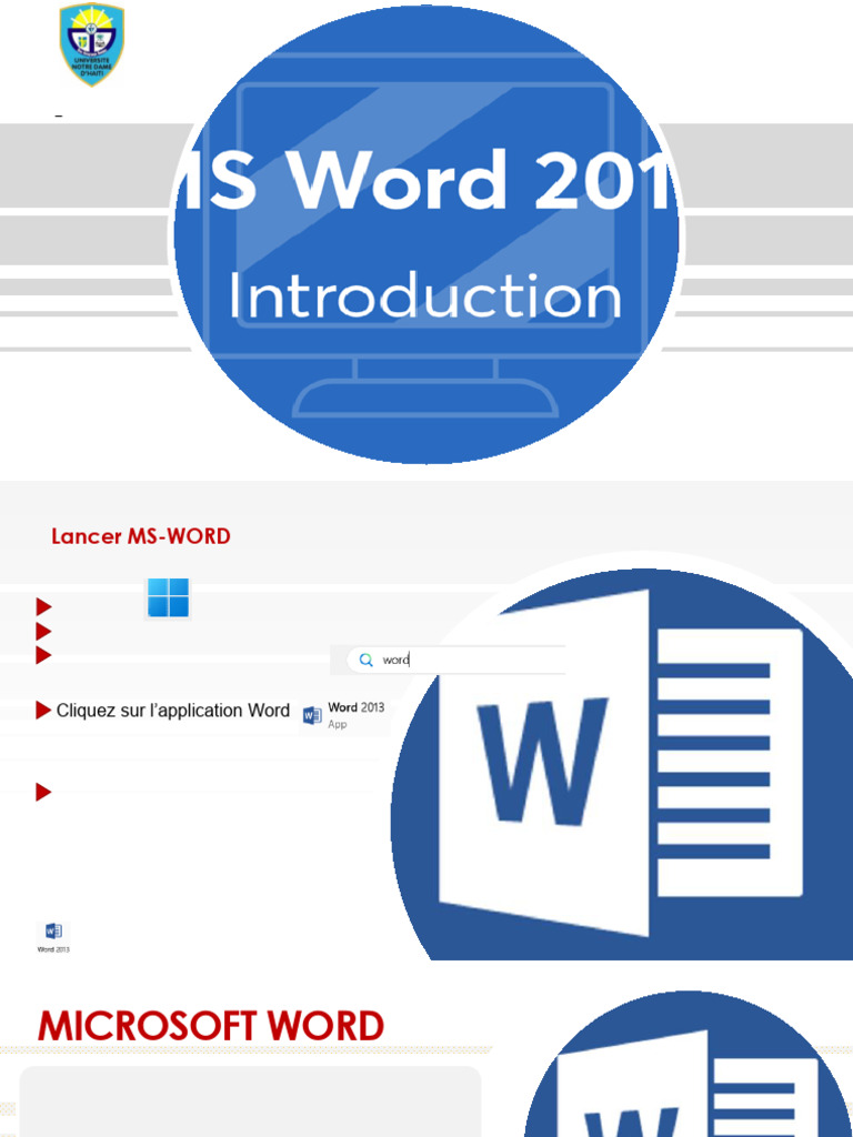 Guide d'utilisation de Microsoft Word | PDF | Microsoft Word | Clavier ...