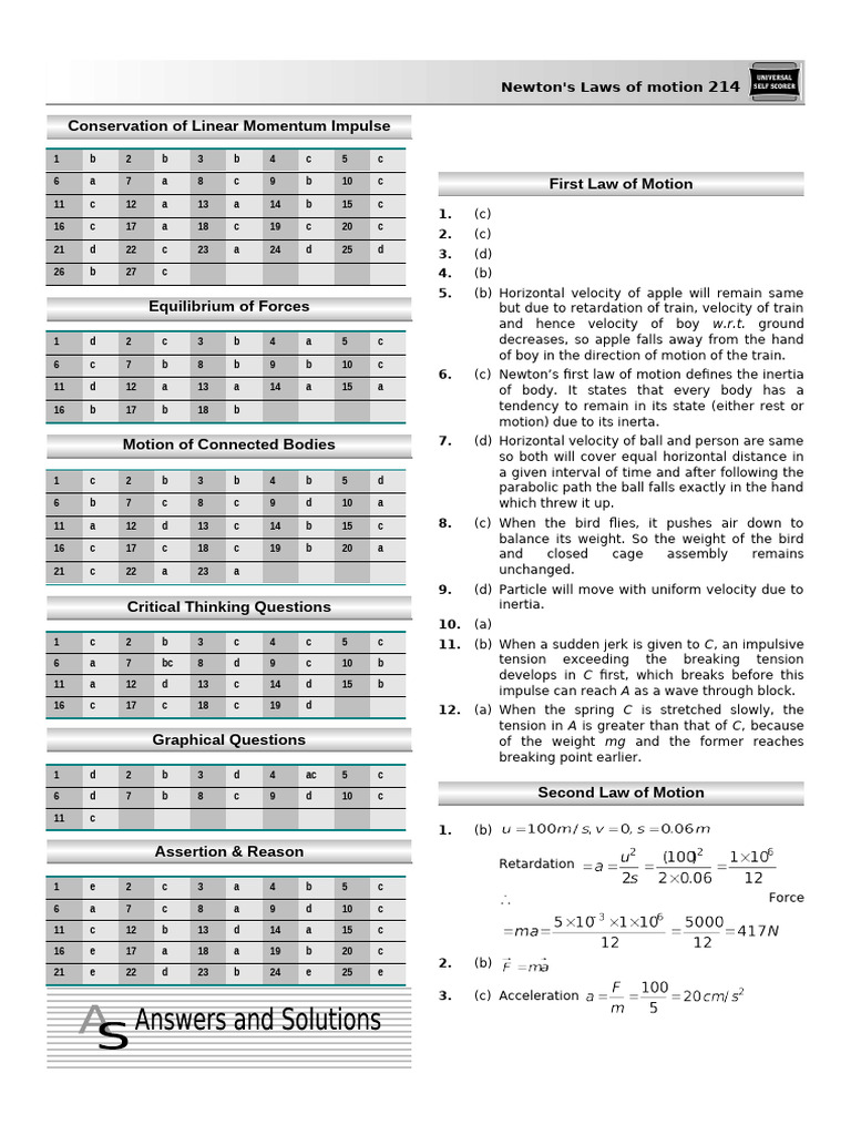 Newton's Laws of Motion Overview | PDF | Force | Momentum