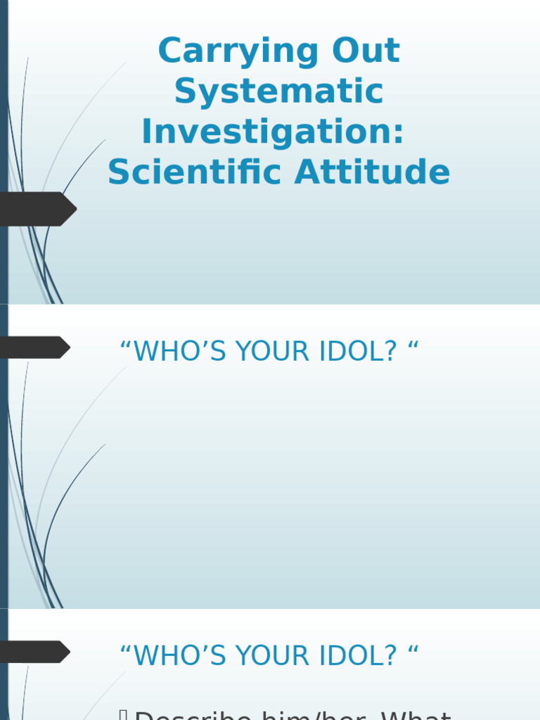 Carrying Out Systematic Investigation | PDF | Skepticism | Truth