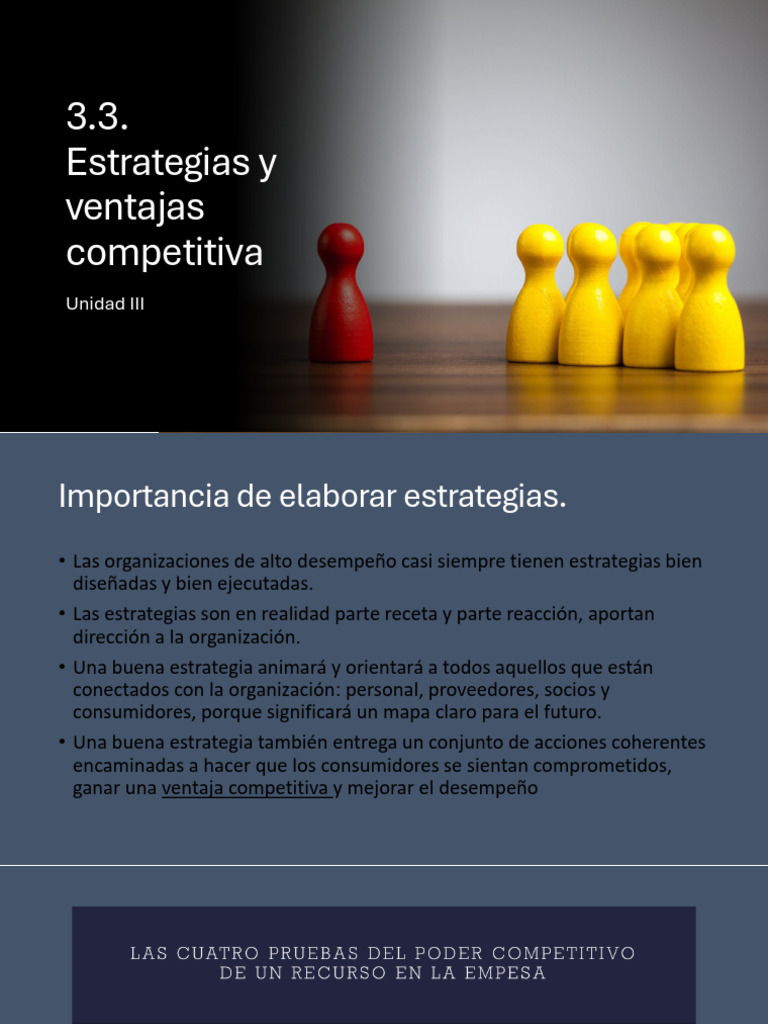 Estrategias para Ventaja Competitiva | PDF | Ventaja competitiva | Business