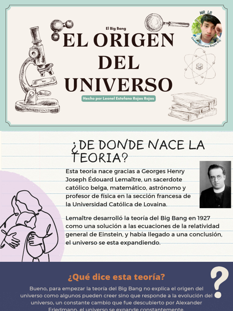 El Big Bang - Origen Del Universo (Resumen) | PDF