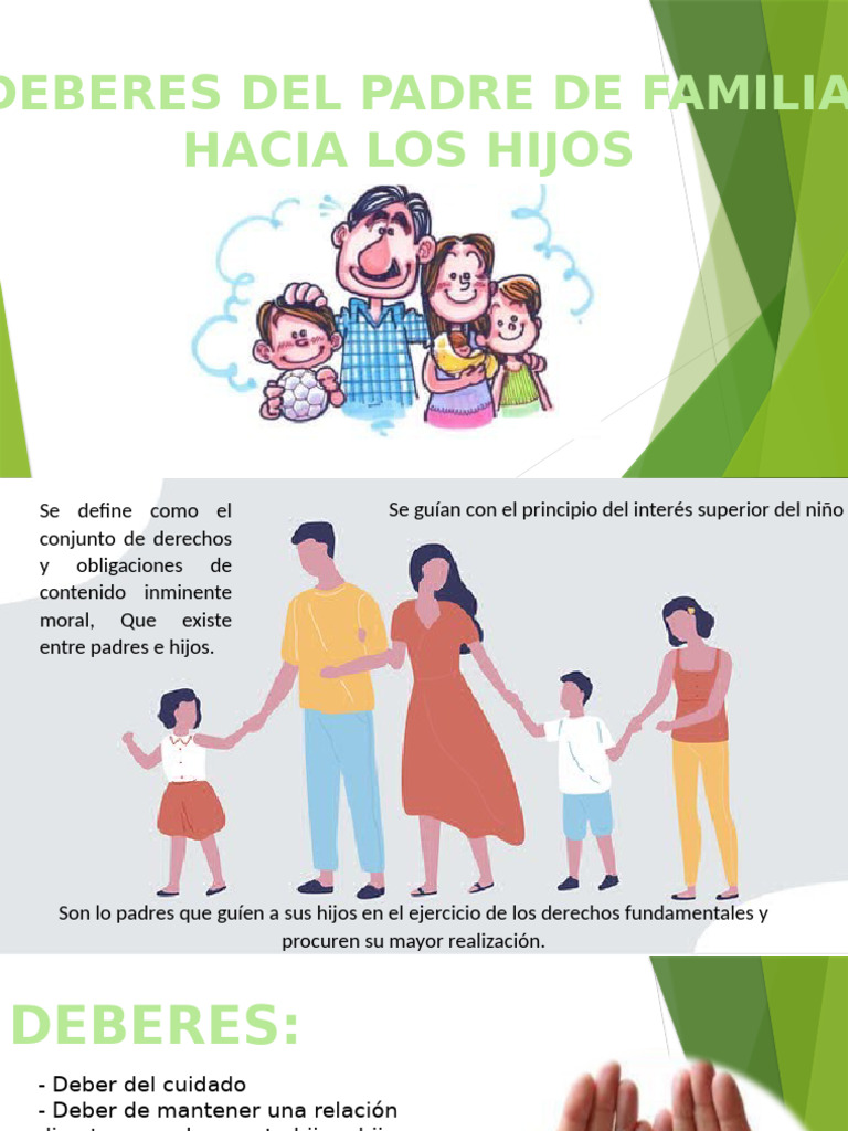 Deberes de los Padres hacia sus Hijos | PDF