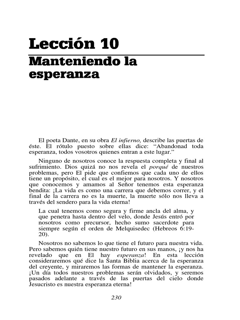 Solucion 10 | PDF | Cristo (título) | Creencia religiosa y doctrina