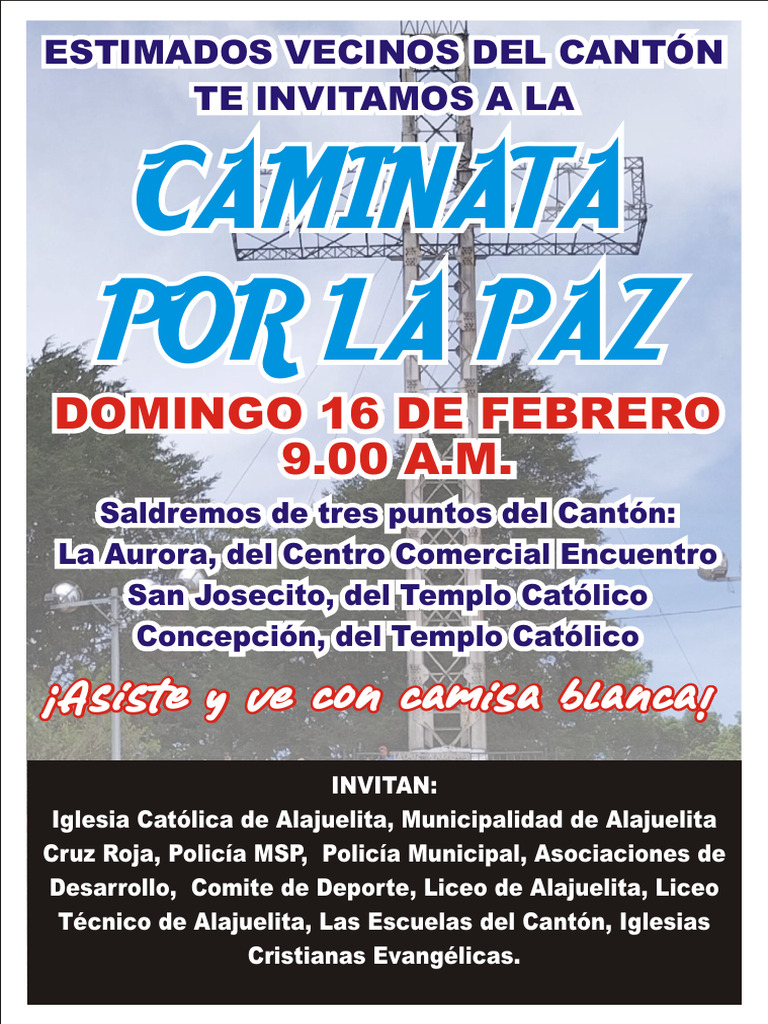 Caminata Pos La Paz de Alajuelita | PDF