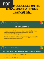 DOH Animal Bite and Rabies Guidelines 2025 | PDF | Rabies | Injection ...