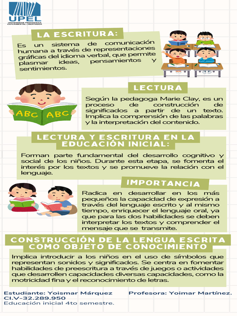 Importancia de la Lectura y Escritura en Niños | PDF