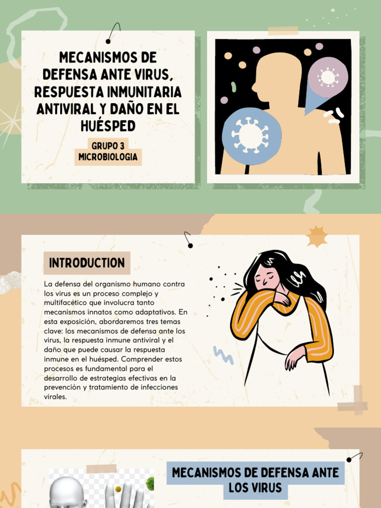 Defensa Inmunitaria contra Virus | PDF | Sistema inmune | Célula T