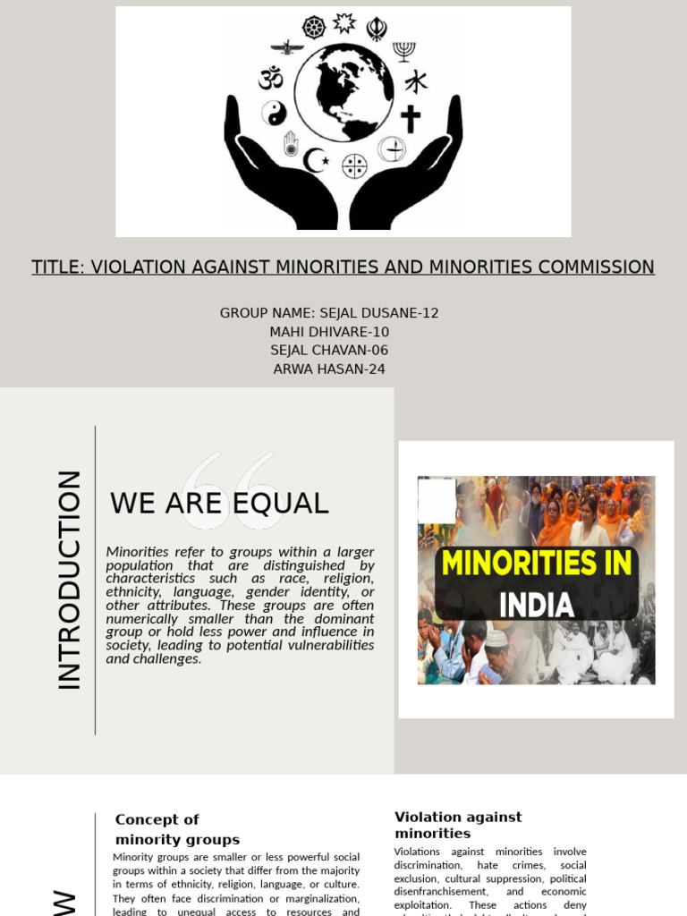 Protecting Minority Rights and Violations | PDF | Minority Group ...