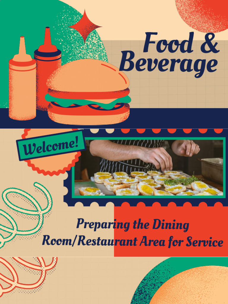 Preparing The Dining RoomRestaurant Area For Service I | PDF ...