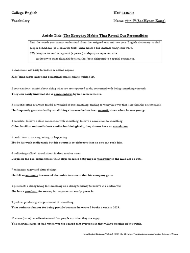WorddPractice 2 | PDF