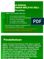 Sejarah Sosial Kesultanan Melayu Deli